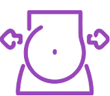 Uncomfortable bloating Icon
